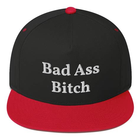 Funny Hats Bad Ass Bitch Embroidered Cap Funny Hats With Etsy