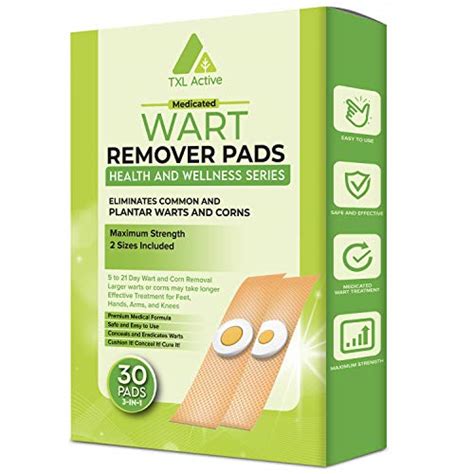 Wart Remover Pads Remove Plantar And Common Warts Advanced Natural