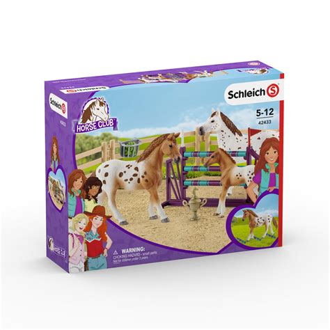 Schleich Horse Club Lisas Tournament Training With Appaloosas Toy