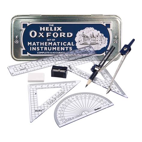 Oxford Maths Set Geometry Kit Mathematical Instruments School