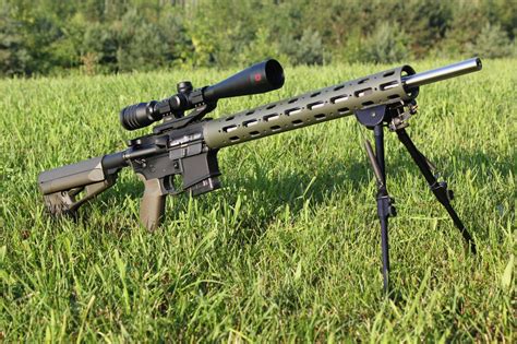 Hd Wallpaper Varmint Ar 15 Modification Sniper Variant Optics Fry Grass