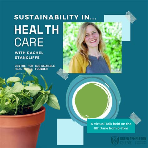 Sustainability In Healthcare Green Templeton College