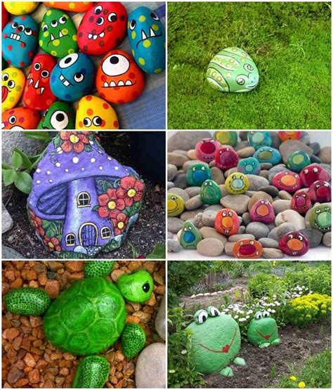Painted Rocks Diy Budget Friendly Garden Decoration Ideas