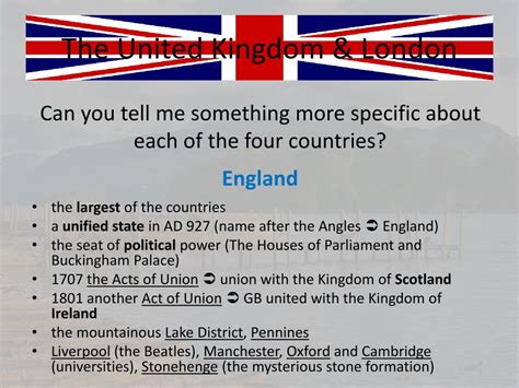 Ppt Maturita Topics The United Kingdomgeneral Facts I 05 Powerpoint