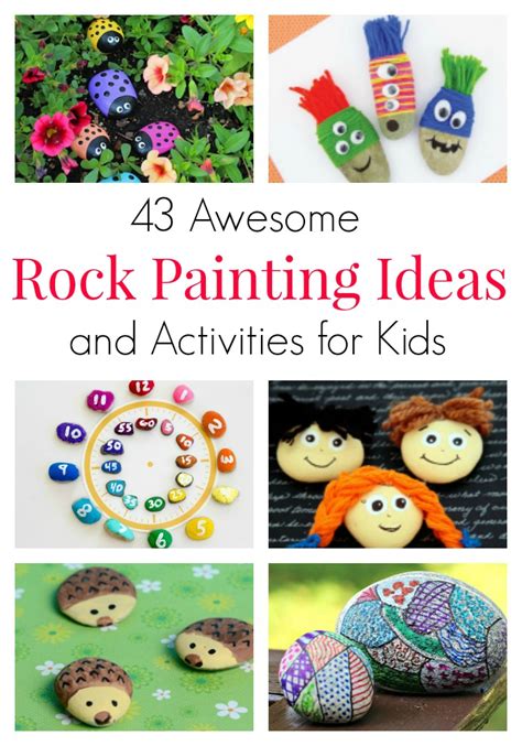 43 Awesome Rock Painting Ideas And Activities For Kids