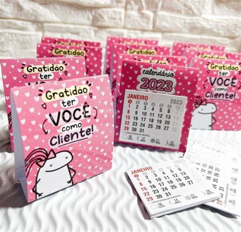 Mini Calendário 2023 Elo7 Produtos Especiais