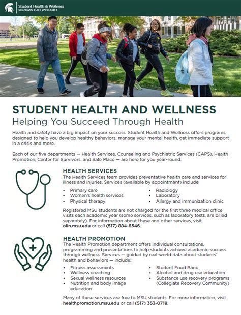 About Student Health And Wellness Student Health And Wellness Michigan
