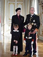 Portrait officiel du couple princier monégasque pour la Fête nationale ...