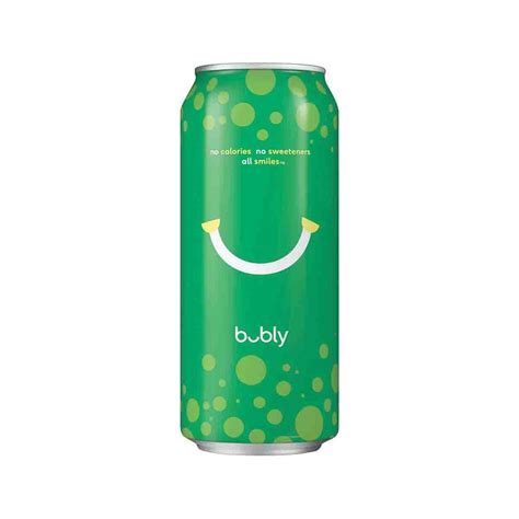 Bubly Lime Flavored Sparkling Water 16 Oz Can
