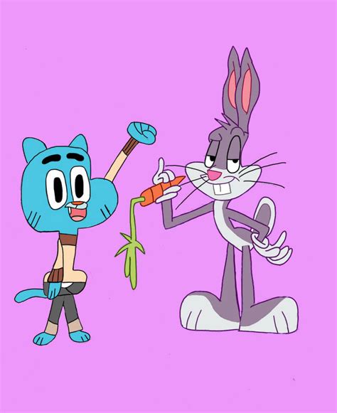 Gumball And Looney Tunes Show Anniversary By Cartoonlover2604 On