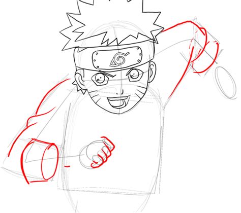 How To Draw Naruto Uzumaki With Easy Step By Step Drawing