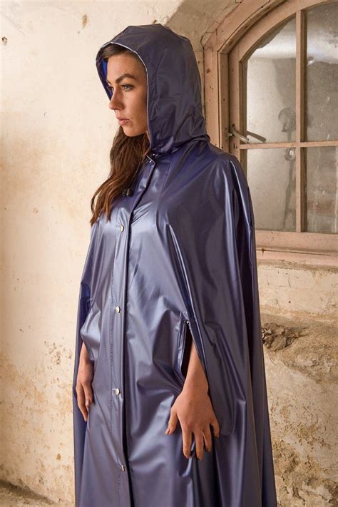 ca01 full length cape elements rainwear women s vintage style raincoats waterproof