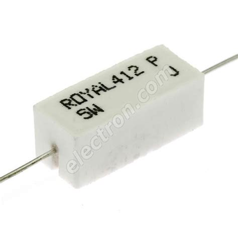 Power Resistor Royal Ohm Prw05wjw100b00