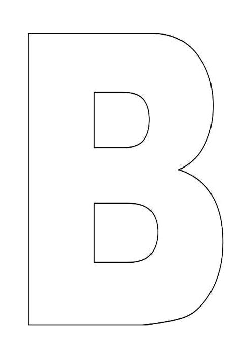 Printable Letter B Craft Template Printable Templates