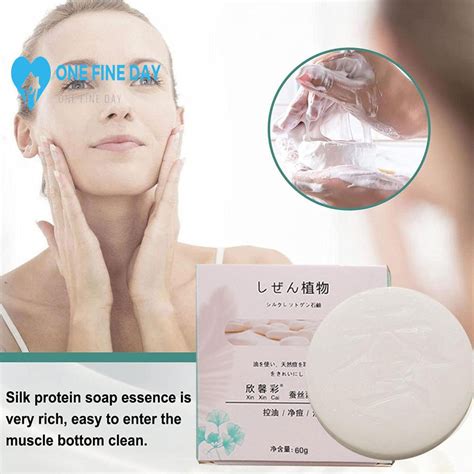 Milk Soap Skinferm Collagen Milk Whitening Soap Silk Repair Moisturizing Protein 60g Skin X4y2
