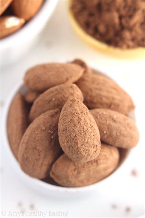 Cocoa Roasted Almonds Amys Healthy Baking