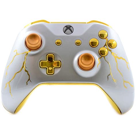 Gold Thunder Un Modded Custom Controller Compatible With Xbox One Sx