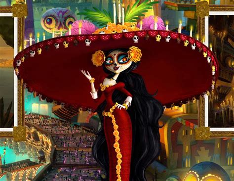 Con un estilo visual único, contará las aventuras de manolo, un torero enamorado de una bella mujer llamada maría, que ha de decidir entre su familia y su mayor pasión: pelicula el libro de la vida, La Catrina | Películas ...