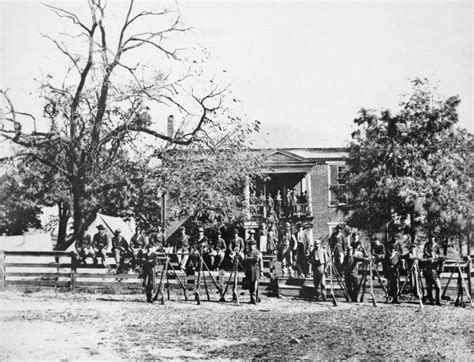 Civil War Appomattox Nunion Soldiers Pose For A Victory Photograph