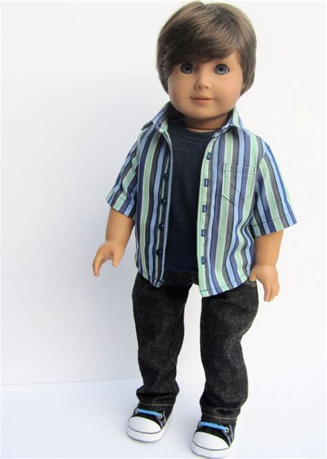 Minipparel 18 Inch Boy Doll Clothing Fits American Girl Dolls