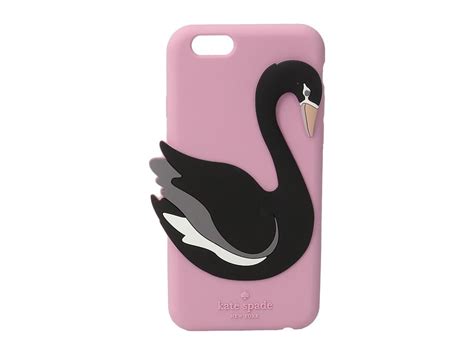 The kate spade new york defensive hardshell case fuses high fashion with protection. Kate Spade New York - Silicone Swan Phone Case For Iphone ...