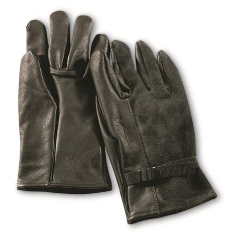 u s military style d3a leather gloves used 725823 military gloves and mittens at sportsman s