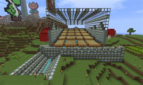 Automatic Big Wheat Farm Minecraft Map