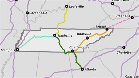 Tennessee Passenger Train Study Proposes Line Through Tri Cities