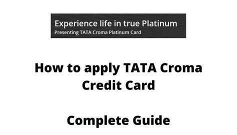 In this tata credit card article, we have emphasized different types, eligibility, apply online, login, status, offers, mobile app, and some other useful data. Tata Croma Credit Card: Apply, Benefits, Features ...