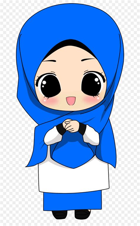 102 Gambar Kartun Muslimah Dari Belakang Plazzzza