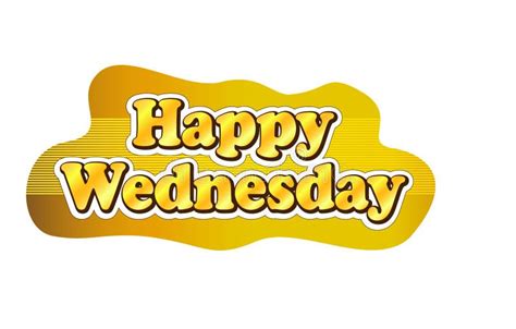 Happy Wednesday Cartoon Text Stock Illustrations 337 Happy Wednesday