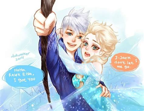 Jack Frost And Queen Elsa
