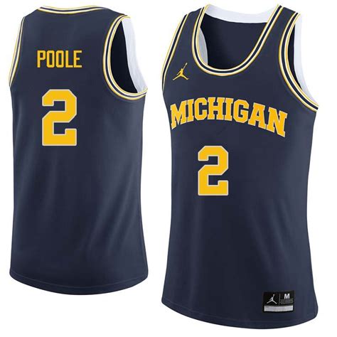 Men #2 Jordan Poole Michigan Wolverines College Basketball Jerseys Sale