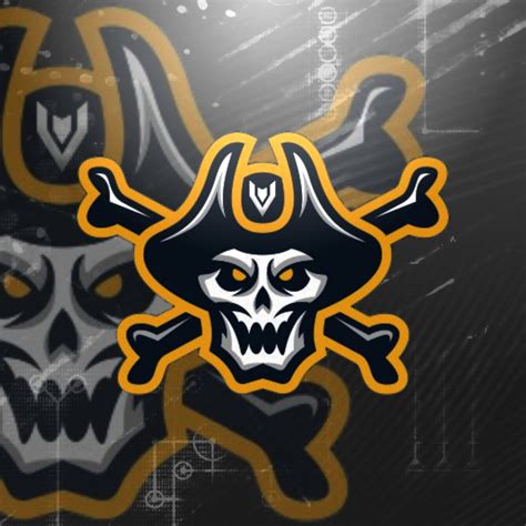 Skull Mascot Logo On Behance In 2020 Logo Design Art Mascot Logo