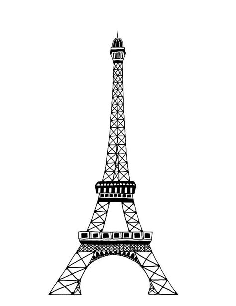 Melhores Desenhos Para Colorir 5 Desenhos De Torre Eiffel