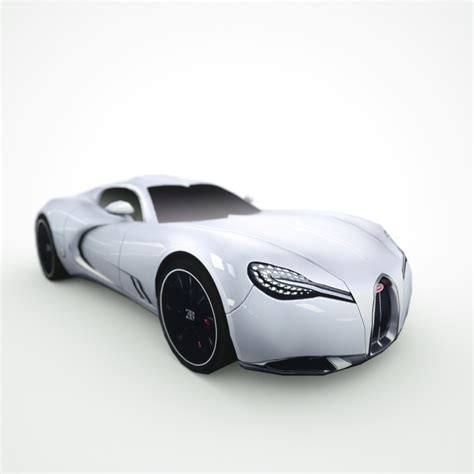 D Bugatti Gangloff Concept Model