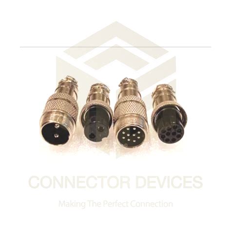 Circular Connector Mrs 16mm Male Female Cable For Audio And Video 7 Amp