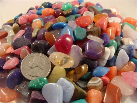 Small Gemstones Colorful Gemstones Polished Rocks