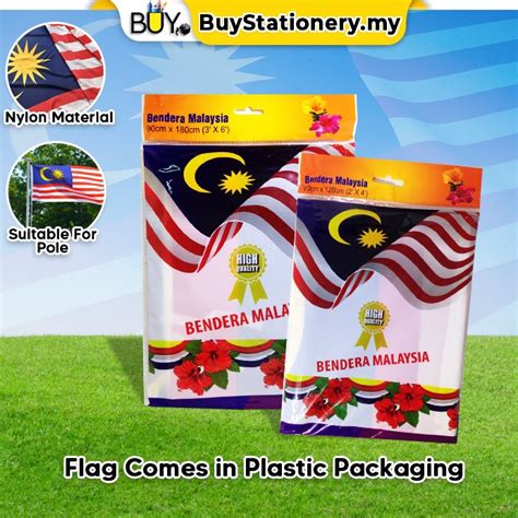 Bendera Malaysia Flag X X Nylon Polyester Jalur Gemilang Merdeka