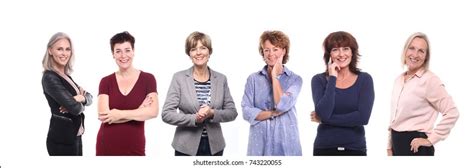 Group Strong Mature Woman Stock Photo Shutterstock
