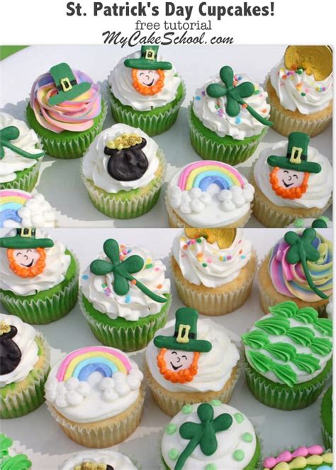 St Patricks Day Cupcakes My Cake School