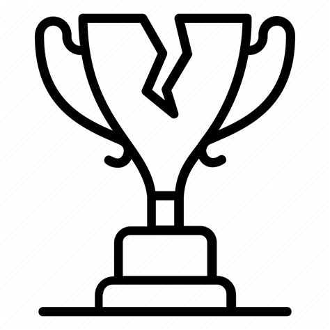 Achievement, broken award, broken cup, broken prize, broken trophy, success award, winner award 
