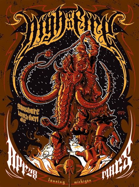 High On Fire Rock Posters Concert Poster Design Music Artwork
