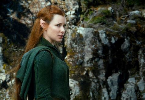 Evangeline Lilly As Tauriel The Hobbit Movie The Desolation Of Smaug Redhead Hd Wallpaper