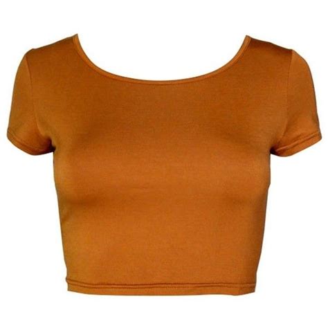 weixinbuy women cropped scoop neck casual t shirt crop tops 100 egp liked on polyvore