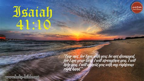 Bible Verse Of The Day Isaiah 4110 Holy Bible