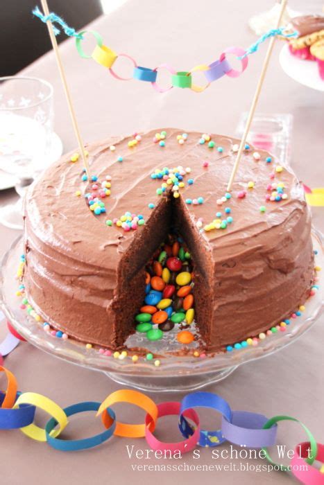 Weitere ideen zu kuchen, erdbeerkuchen, kuchen und torten. Piñata Chocolate Cake for my Birthday girl ...