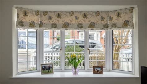 Roman Blinds Can Be The Perfect Solution To Dress A Bay Window Without