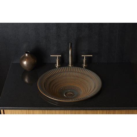 Kohler Derring Carillon Wading Ceramic Circular Drop In Bathroom Sink