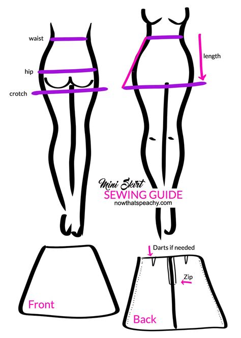 How To Sew A High Waisted Mini Skirt Sewing Tutorial For Beginners